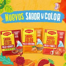 Load image into Gallery viewer, Sabor y Color Maggi (5 sobres) 50 gr