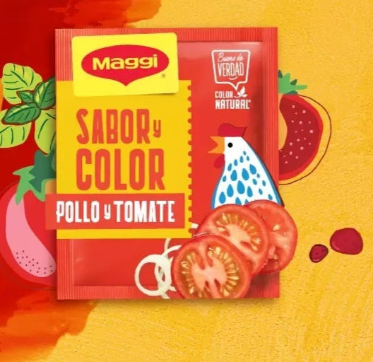 Sabor y Color Maggi (5 sobres) 50 gr