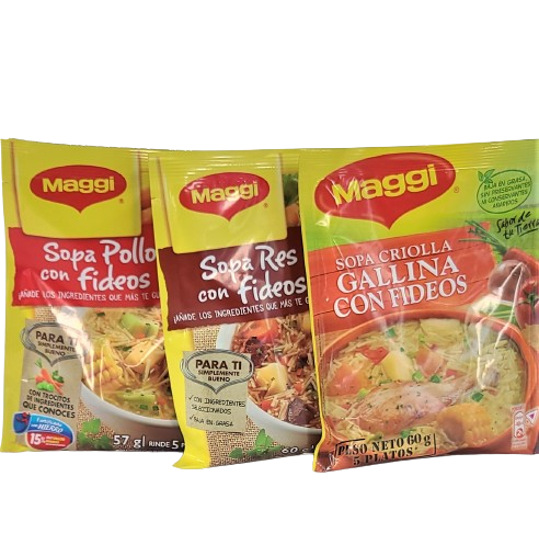 Sopas Maggi (3 unidades)