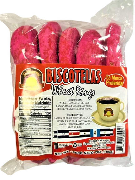 Biscotelas rosadas 199 gr