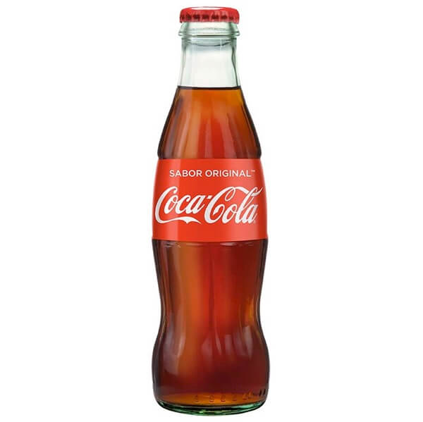 Coca cola vidrio pequeña 8 oz
